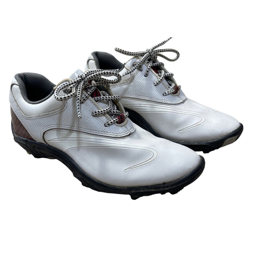 FootJoy Junior Golf Shoes 45058 Size 5M White Lace Up